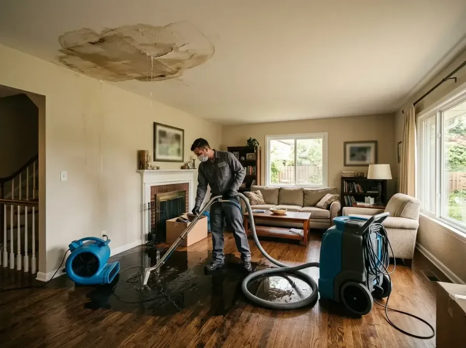attic-pipe-burst-ceiling-drip-008 — frequently asked questions, Water Damage Restoration & Carpet Care in Comstock Park, MI